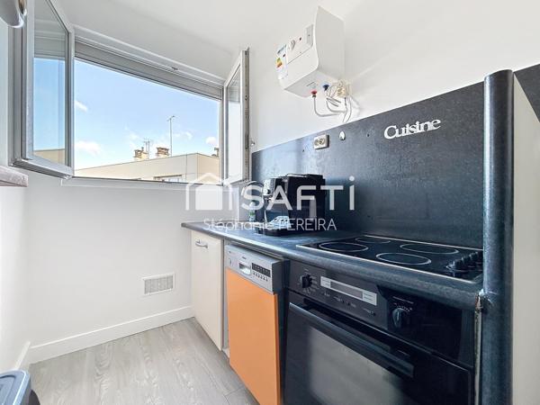 Appartement 2 pièces bien agencé avec cave