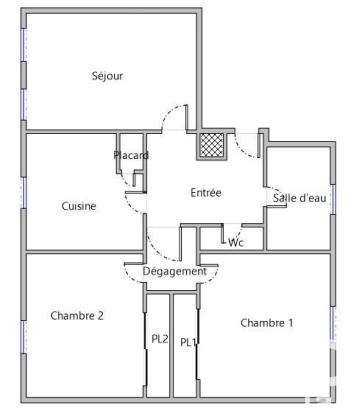 Appartement à vendre 3 pièces 69 m² Brie-Comte-Robert