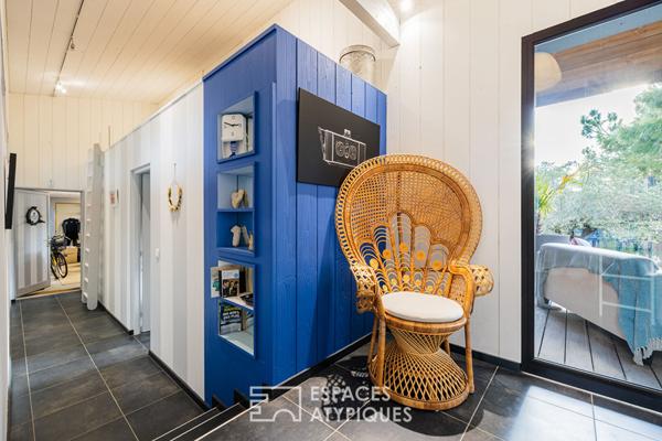 Maison à ossature bois, douceur de vivre les pieds dans le sable