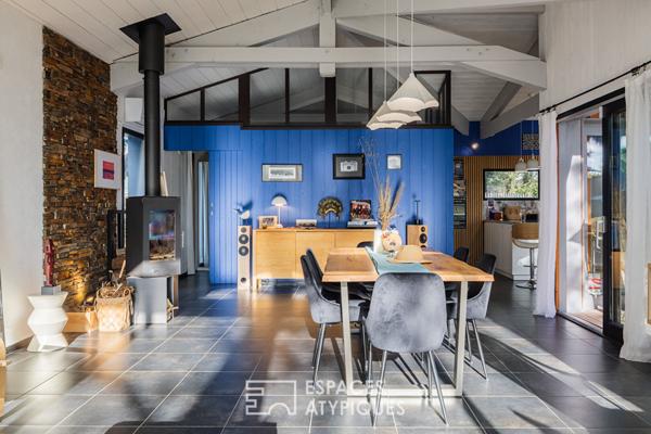 Maison à ossature bois, douceur de vivre les pieds dans le sable