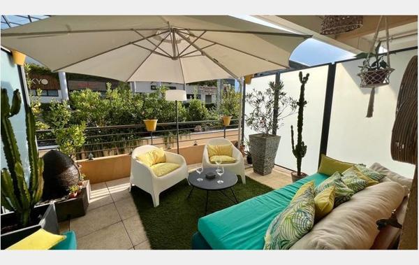 Vente Appartement P3 2 terrasses 2 parking Beziers   