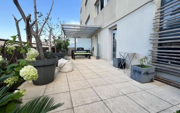 Vente Appartement P3 2 terrasses 2 parking Beziers   