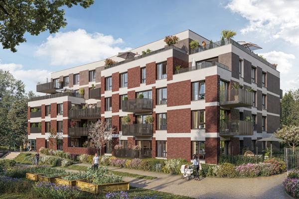 ROUBAIX appartement avec terrasse 74m²
