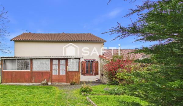 Charmante maison au calme, entre Le Dorat et Bellac, avec beau terrain et dépendances.