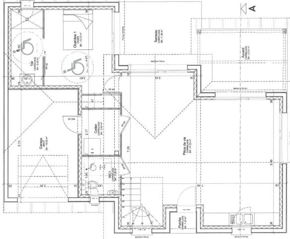 MAISON à SAINT PALAIS SUR MER