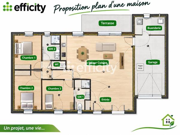 Terrain
        
        - 518 m² 64 000 € *