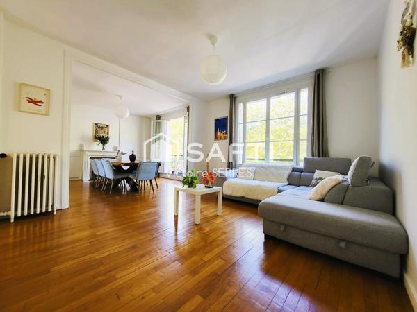 Appartement 100 m2 centre de Caen avec garage
