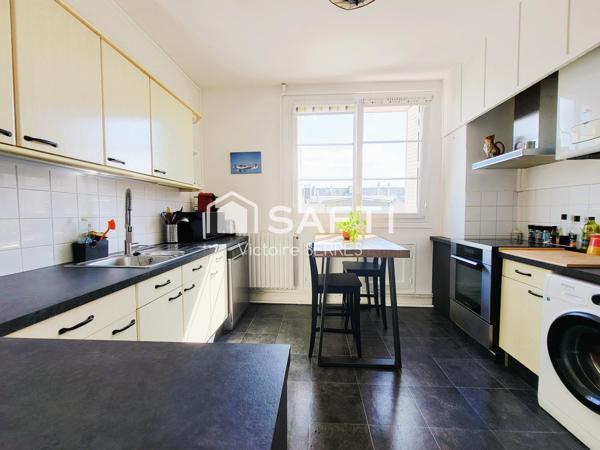 Appartement 100 m2 centre de Caen avec garage
