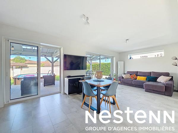 GENAS secteur pavillonnaire -Maison Familiale Individuelle de 5 pièces et 122m² habitables sur beau terrain plat