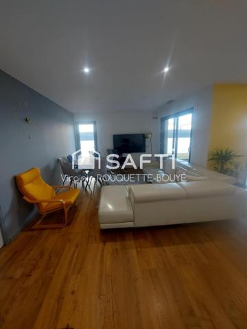 Maison T4 plain-pied de 2023 avec garage.