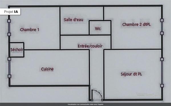 ZOLA-NANTES-Appartement 2 chambres-Balcon - Cave, Nantes 44100