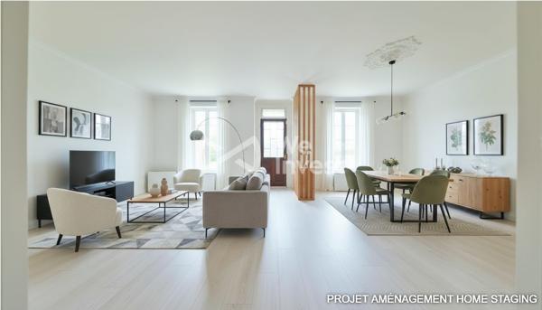 BEAUCHAMP – AUTHENTIQUE MEULIÈRE INDÉPENDANTE – 696 m² DE TERRAIN – PISCINABLE – DÉPENDANCES – FORT POTENTIEL D'ÉVOLUTION