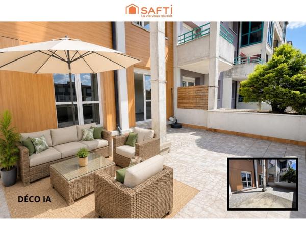 Appartement 3 chambres avec terrasse