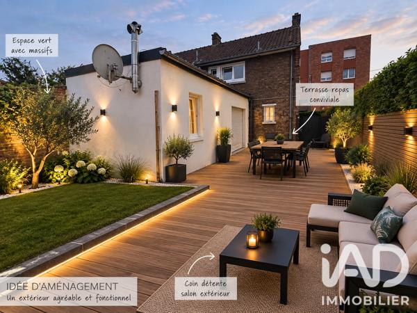 Maison à vendre 4 pièces 88 m² Lille