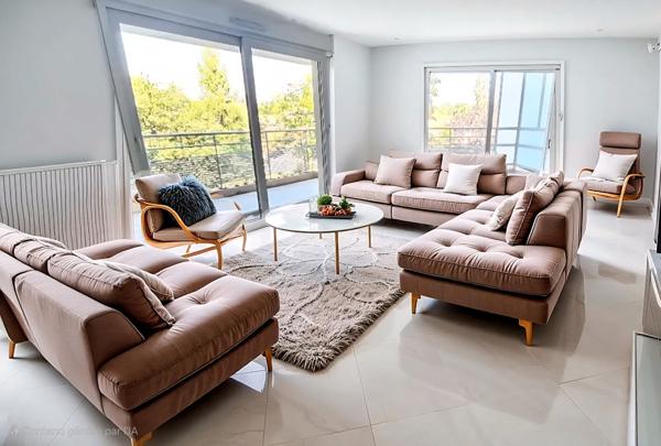 Appartement Craponne 97.61 m2 comprenant 4 pièces, 3 chambres dont suite parentale avec dressing