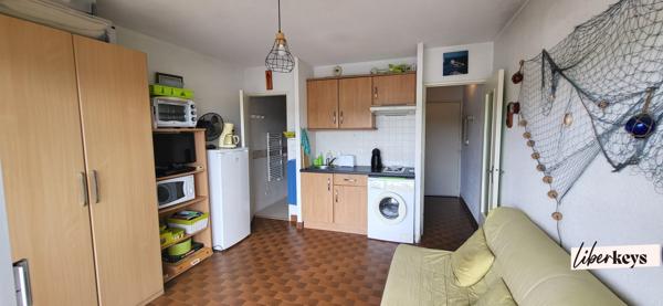 Appartement Port Camargue 20 m2 - Piscine -  1 place parking - 1 cave