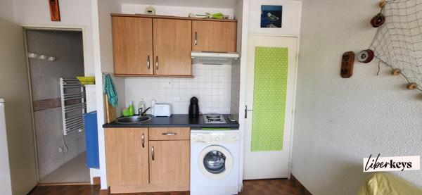 Appartement Port Camargue 20 m2 - Piscine -  1 place parking - 1 cave