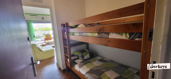 Appartement Port Camargue 20 m2 - Piscine -  1 place parking - 1 cave