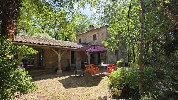 "Havre de paix" Maison avec piscine sur 3 hectares Saint antonin noble val