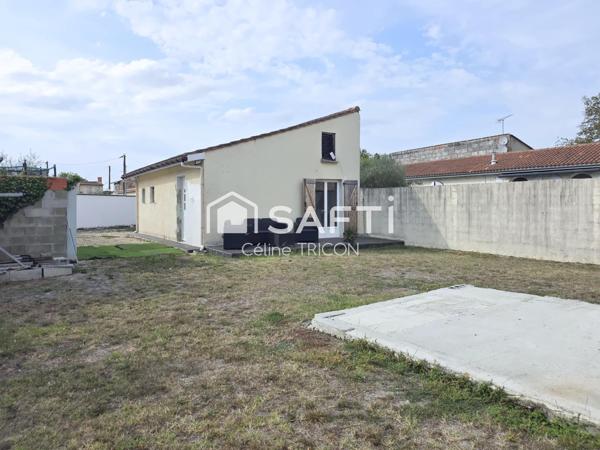 Maison avec jardin et garage – Beau potentiel à Cussac
