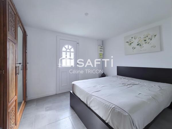 Maison avec jardin et garage – Beau potentiel à Cussac