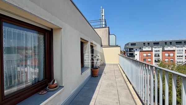 APPARTEMENT F3 70M² À JUVISY-SUR-ORGE, DERNIER ÉTAGE AVEC 2 TERRASSES