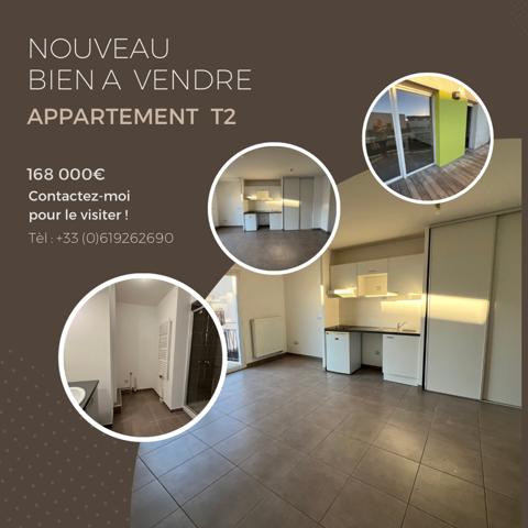 Appartement T2 avec garage fermé en sous-sol. Emplacement idéal!
