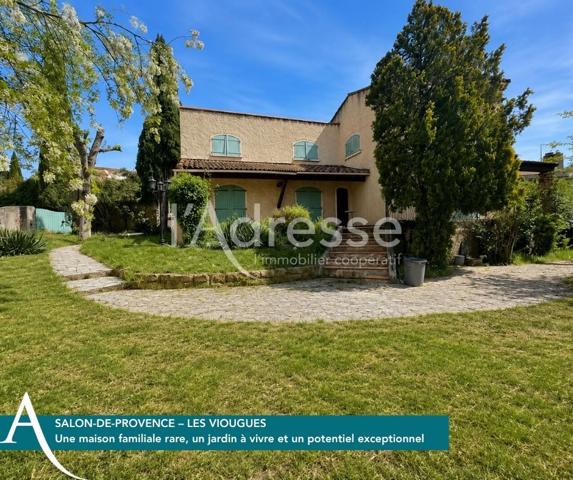 SALON-DE-PROVENCE - LES VIOUGUES | Une maison familiale rare, un jardin à vivre et un potentiel exceptionnel