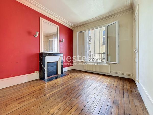 ISSY LES MOULINEAUX - QUARTIER MAIRIE D'ISSY - Appartement traversant 2 pièces charme de l'ancien