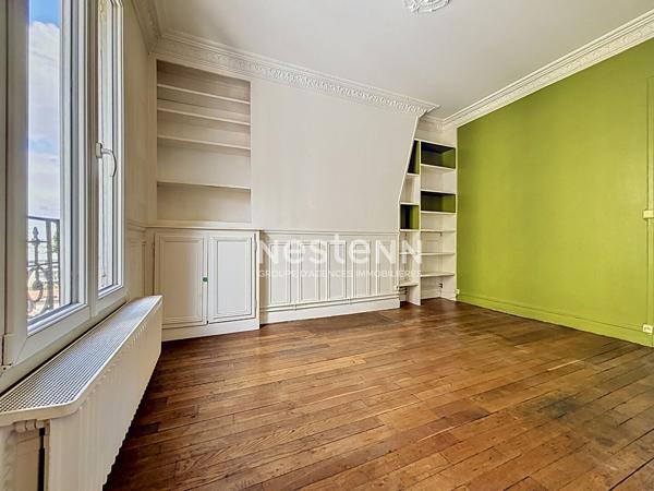 ISSY LES MOULINEAUX - QUARTIER MAIRIE D'ISSY - Appartement traversant 2 pièces charme de l'ancien