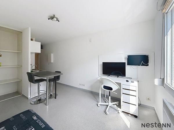 Studio meublé et loué de 19.65m2 dans une résidence sécurisée !
