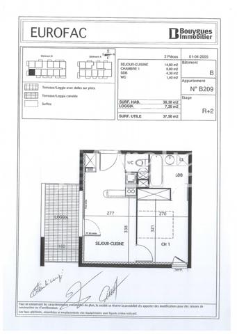 Appartement · Location Montpellier (34090) 2 pièces · 30m²