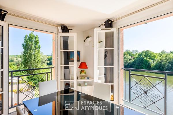 Douceur de vivre à Cergy Port : un appartement sur l’eau
