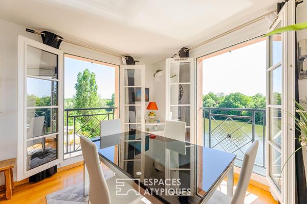 Douceur de vivre à Cergy Port : un appartement sur l’eau
