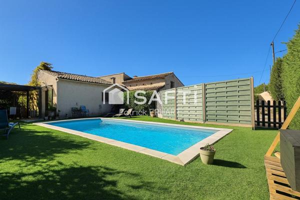 Maison 130 m2  4 pièces avec piscine et terrasses