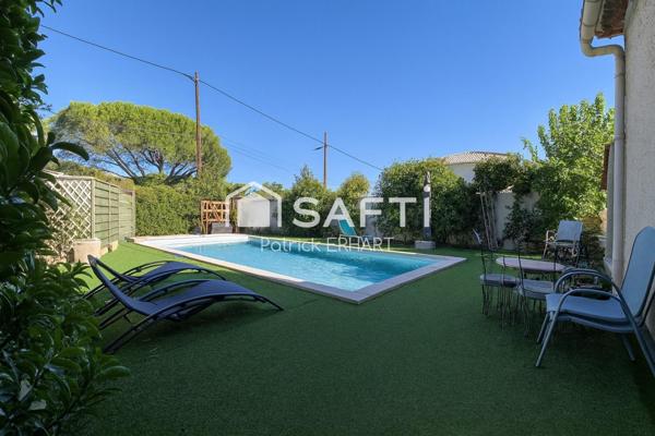 Maison 130 m2  4 pièces avec piscine et terrasses