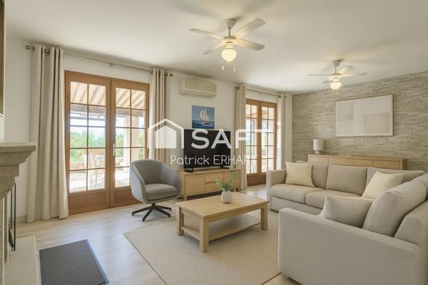 Maison 130 m2  4 pièces avec piscine et terrasses