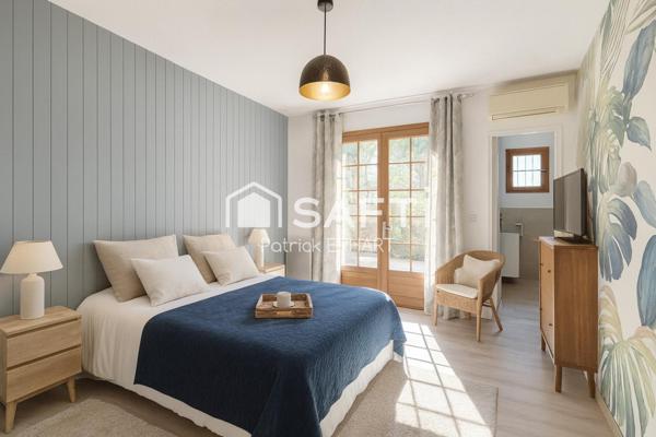 Maison 130 m2  4 pièces avec piscine et terrasses