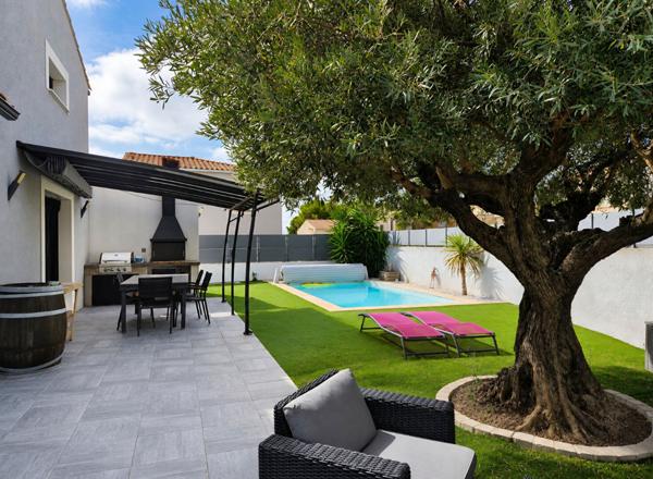Maison Poussan 5 pièce(s) 136 m2 + piscine+ jardin+ garage