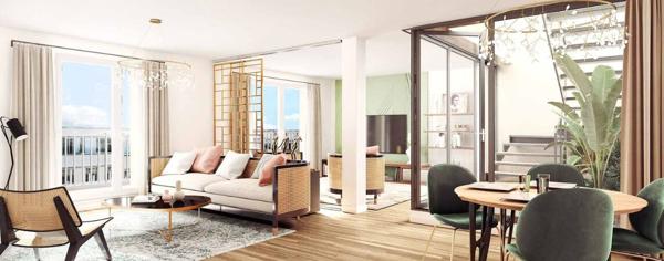 DUPLEX T5 D'EXCEPTION AVEC ROOFTOP - AU PIED DE MONTMARTRE - PARIS 18e