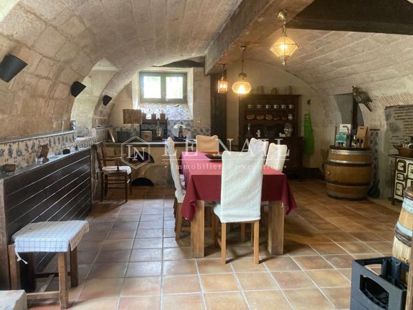 En Berry, beau château néoclassique dominant un parc à l’anglaise avec étang et gîte