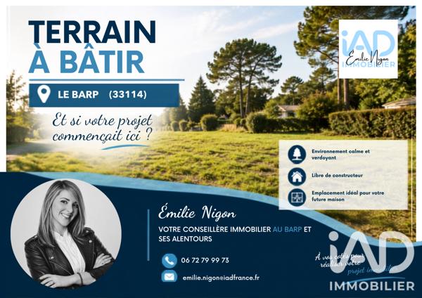 Terrain à vendre 633 m² Le Barp