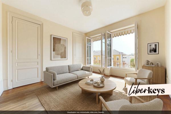 Appartement T3 traversant de 72m² avec jardin - Fort potentiel