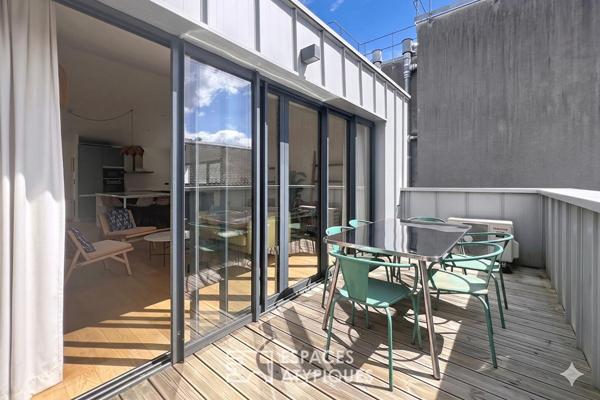 Loft avec terrasses en duplex inversé