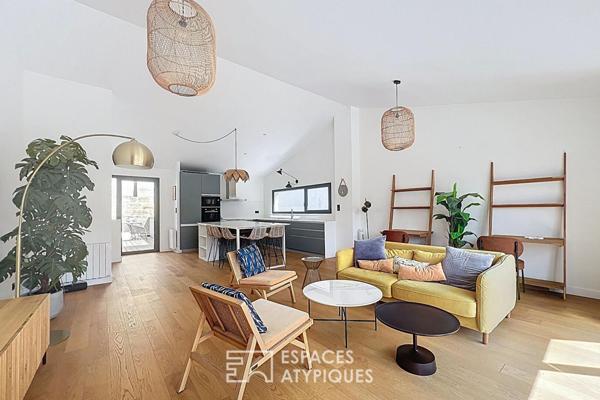 Loft avec terrasses en duplex inversé