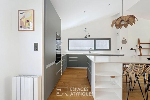 Loft avec terrasses en duplex inversé