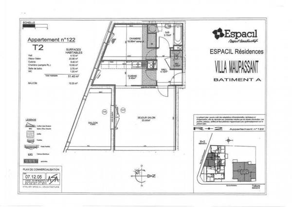 Appartement 2 pièces - 44600 Saint-Nazaire -  Québrais