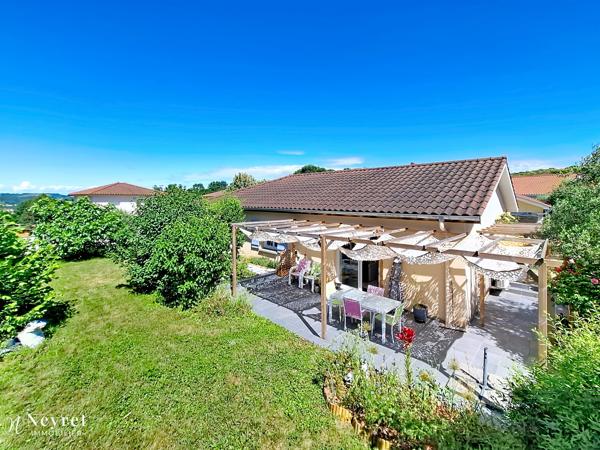A ne pas rater ! Secteur Saint Ignace, Maison de plain pied de 105,85 m², 3 chambres sur 600 m² clos et arboré