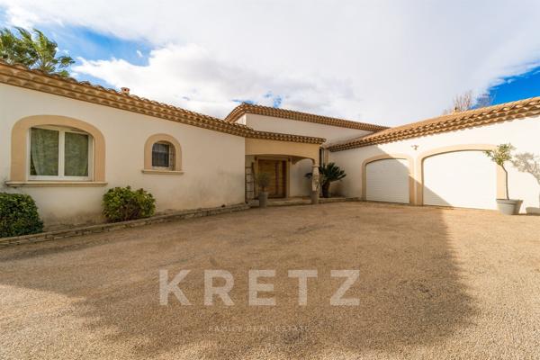 Mas d’architecte avec piscine à débordement aux portes de Béziers