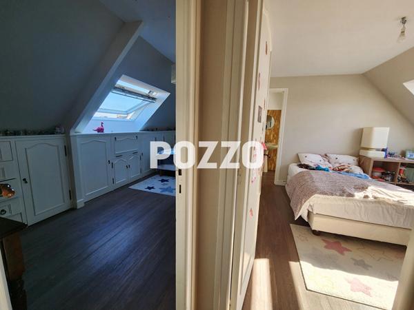 Ensemble immobilier avec maison familiale, appartement loué et terrain constructible à Tourlaville CHERBOURG EN COTENTIN